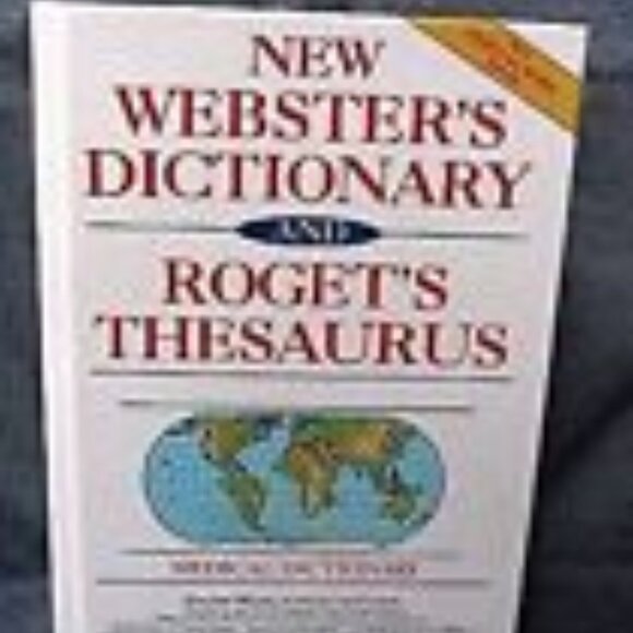 Webster's Dictionary and Roget's Thesaurus Hardcover Vintage 1991 NEW SEALED - Picture 1 of 1